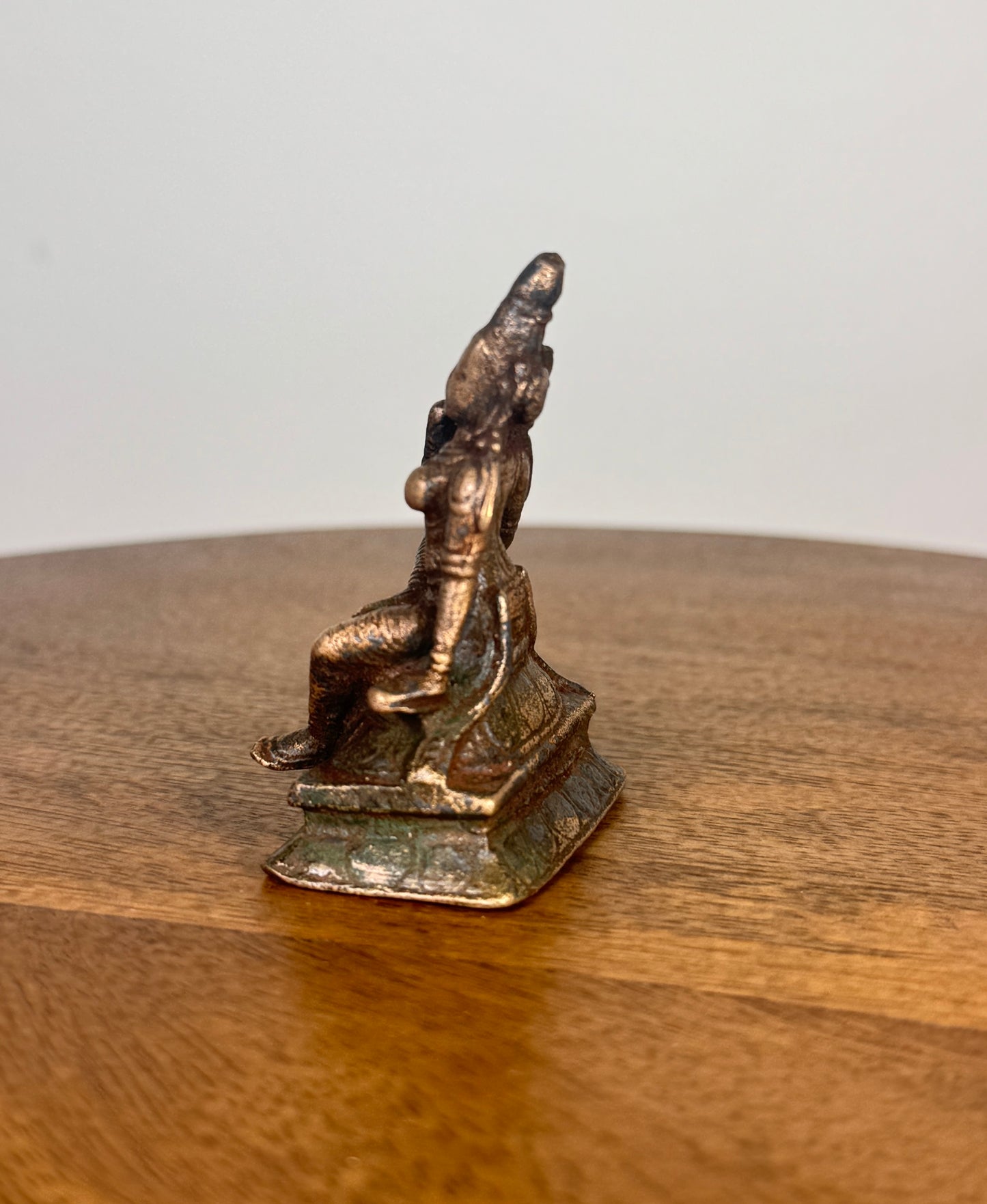 miniature Uma devi/boga shakti - museum replicated copper idol