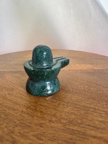 Green Aventurine Shivalinga- Prasiddh idols presents green aventurine idol