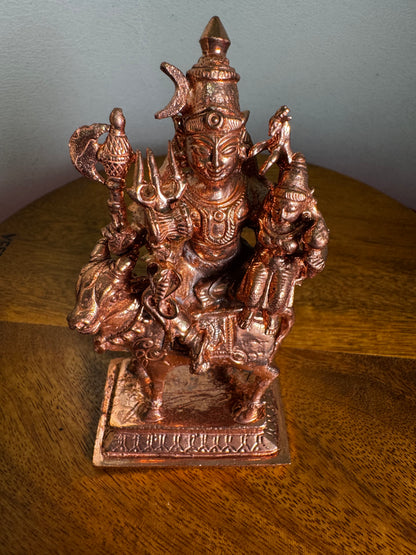 Uma Maheshwar With Vrushabha Vahana - Prasiddh idols presents copper idol