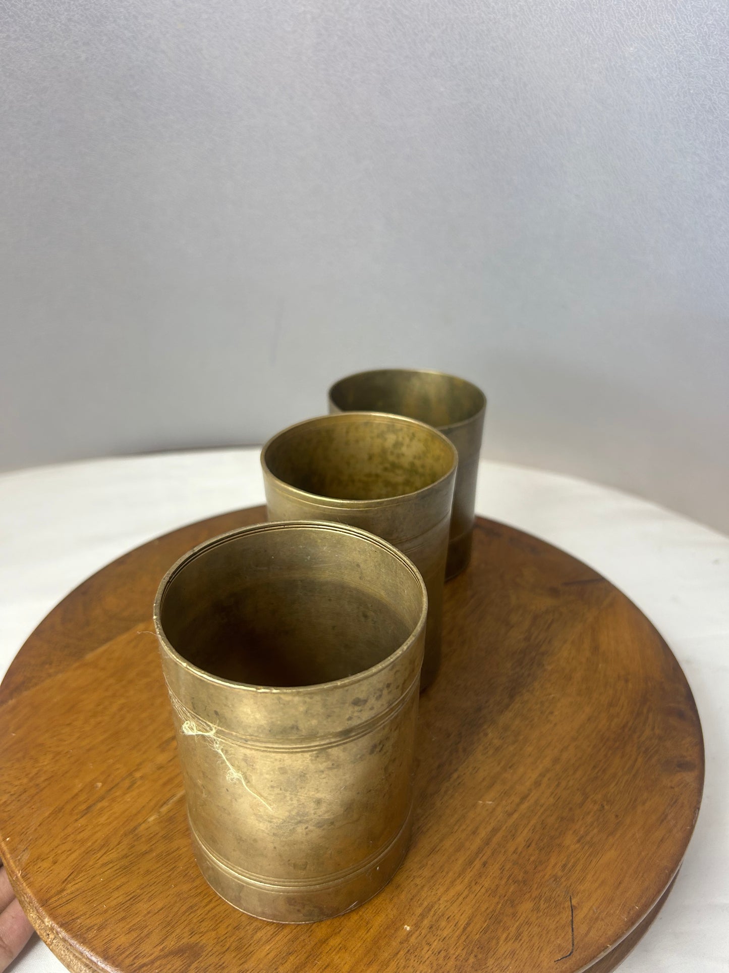 Vintage made measuring tumbler- set of 3