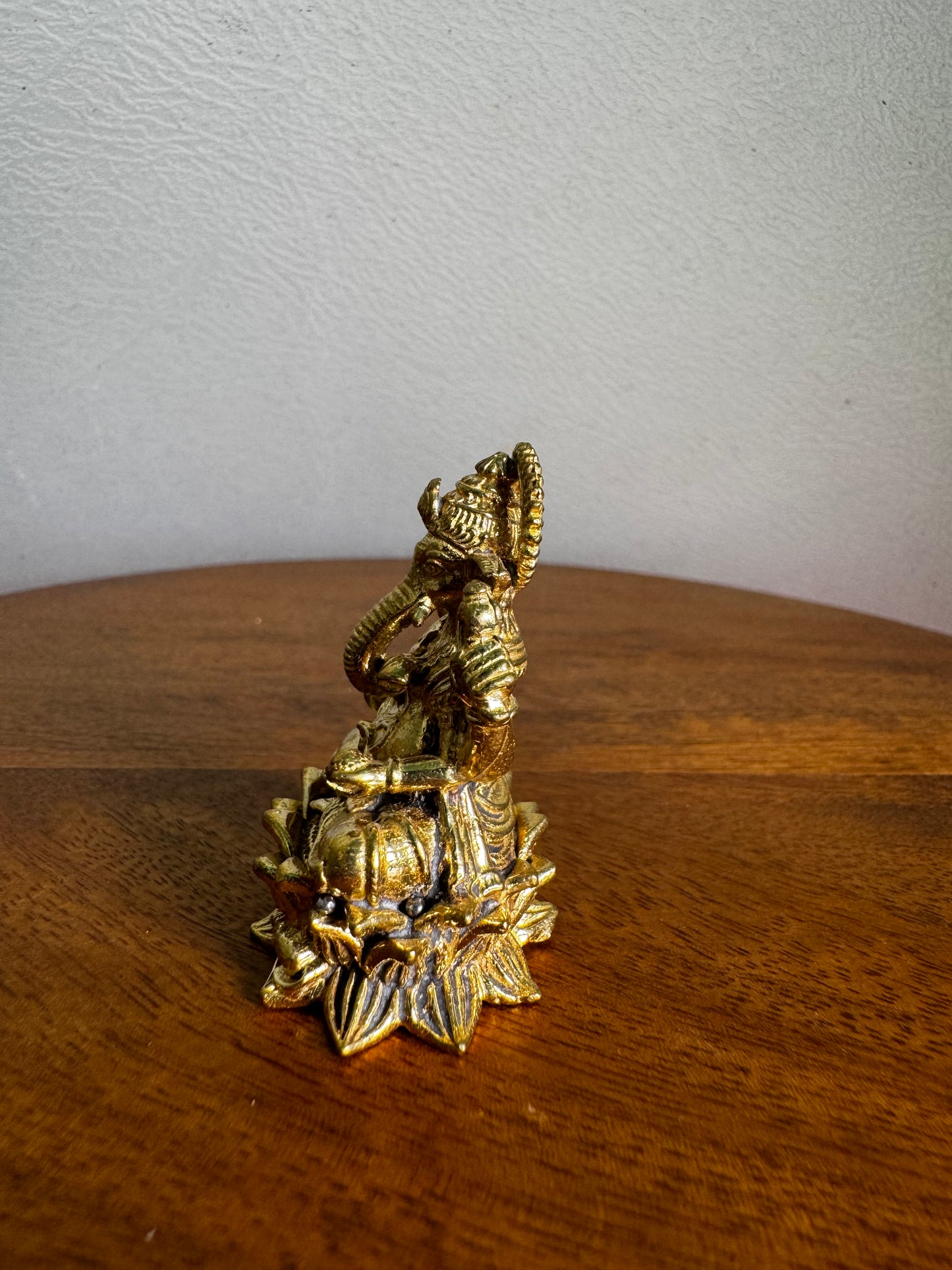 Ganesha Sitting On Kamala Peeta - prasiddh idols presents Panchaloha idol