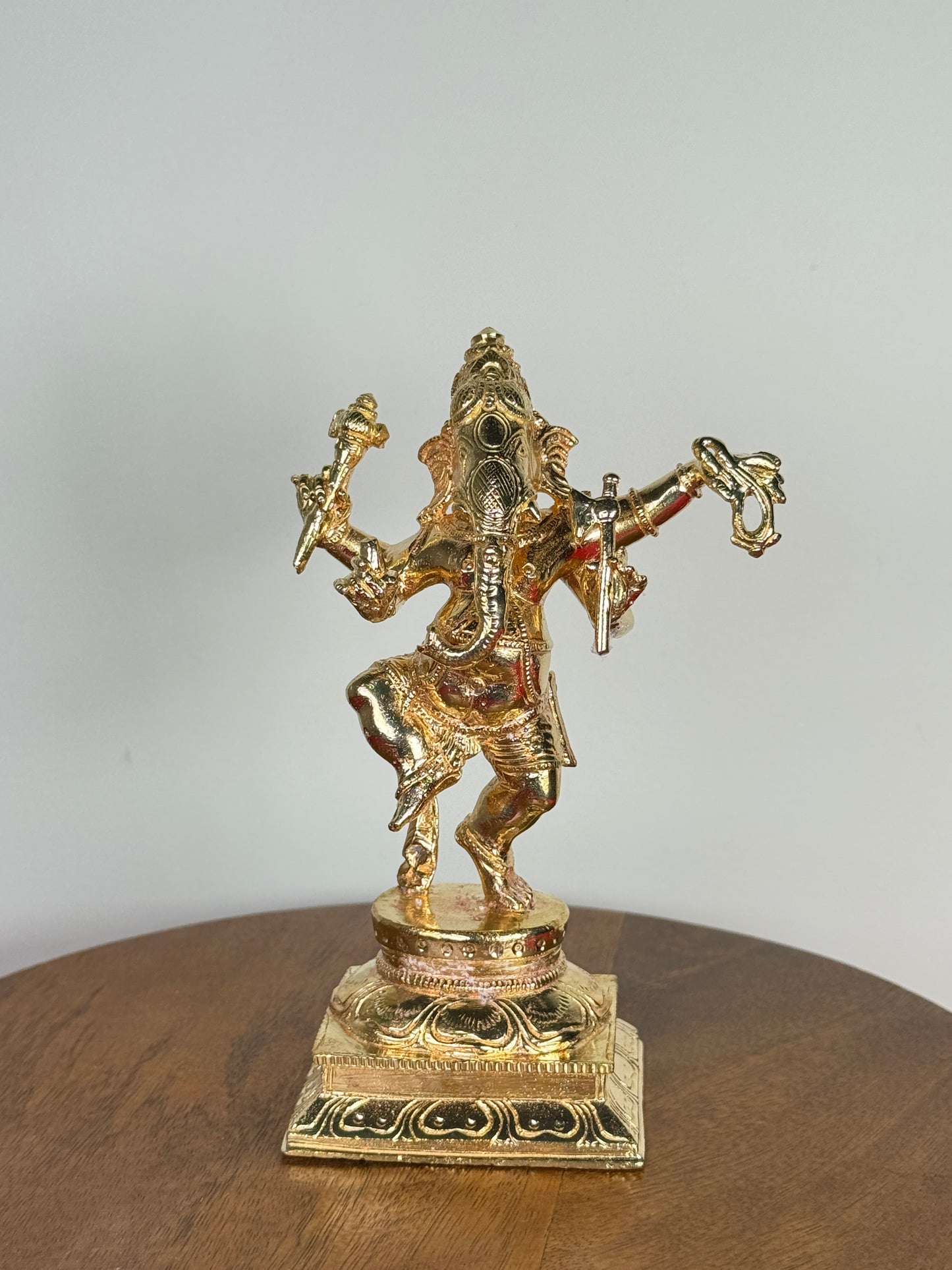 Nartana/ Naatya Ganapati idol made of panchaloha