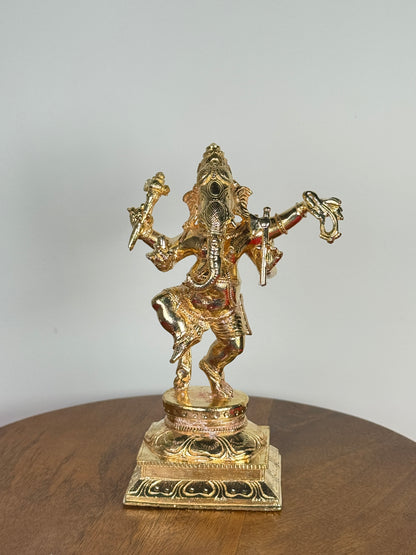 Nartana/ Naatya Ganapati idol made of panchaloha