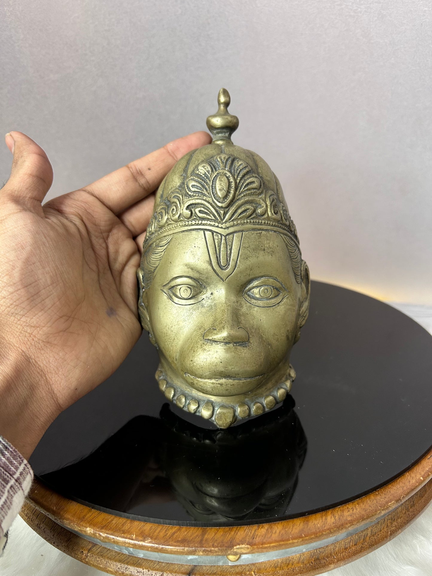 Vintage bronze cast hanuman