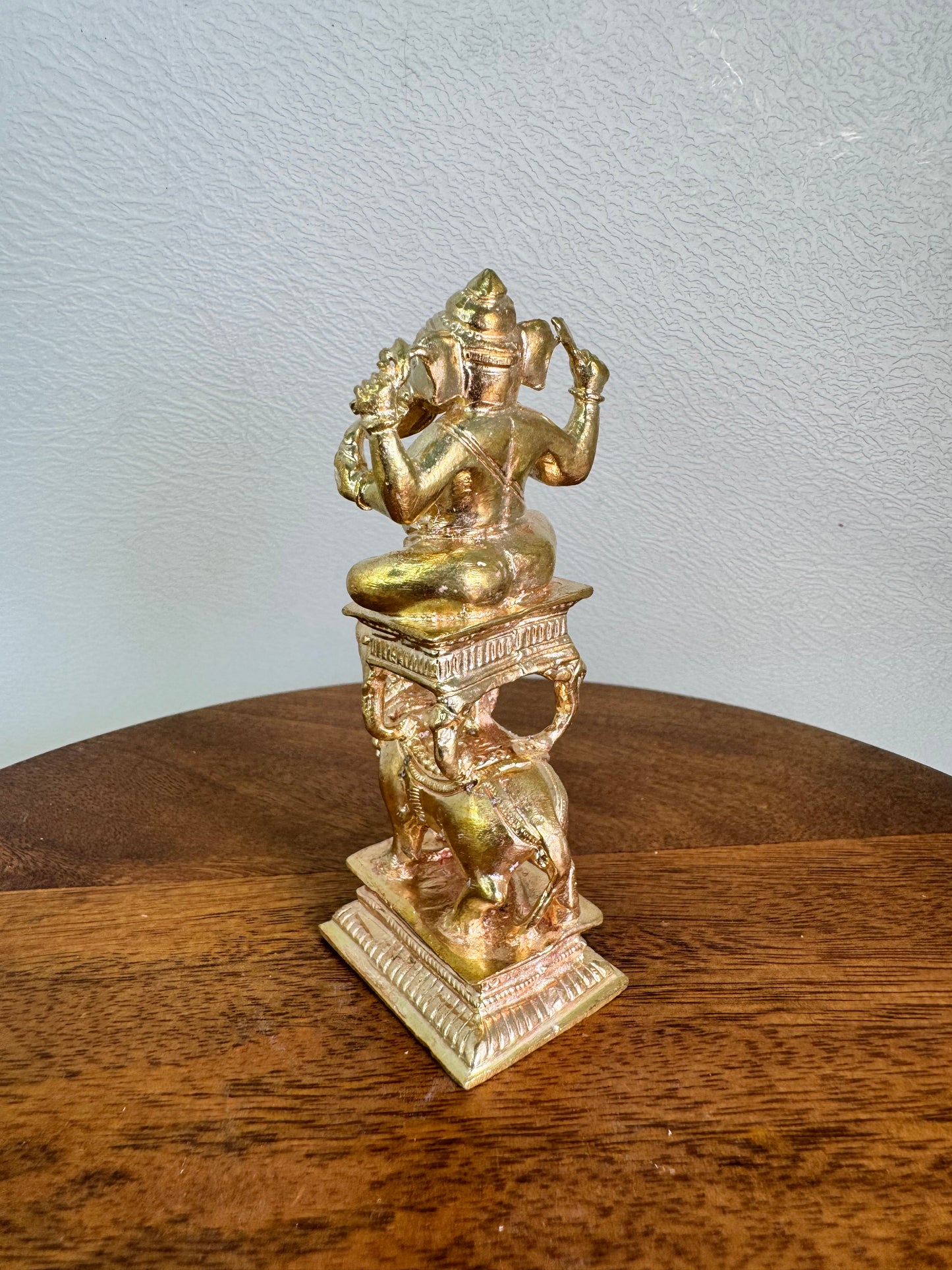 Ganesha Sitting On Moshika Vahana - prasiddh idols presents Panchaloha idol