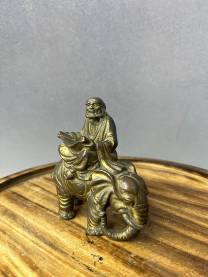 Vintage bronze cast Tibetan figurine