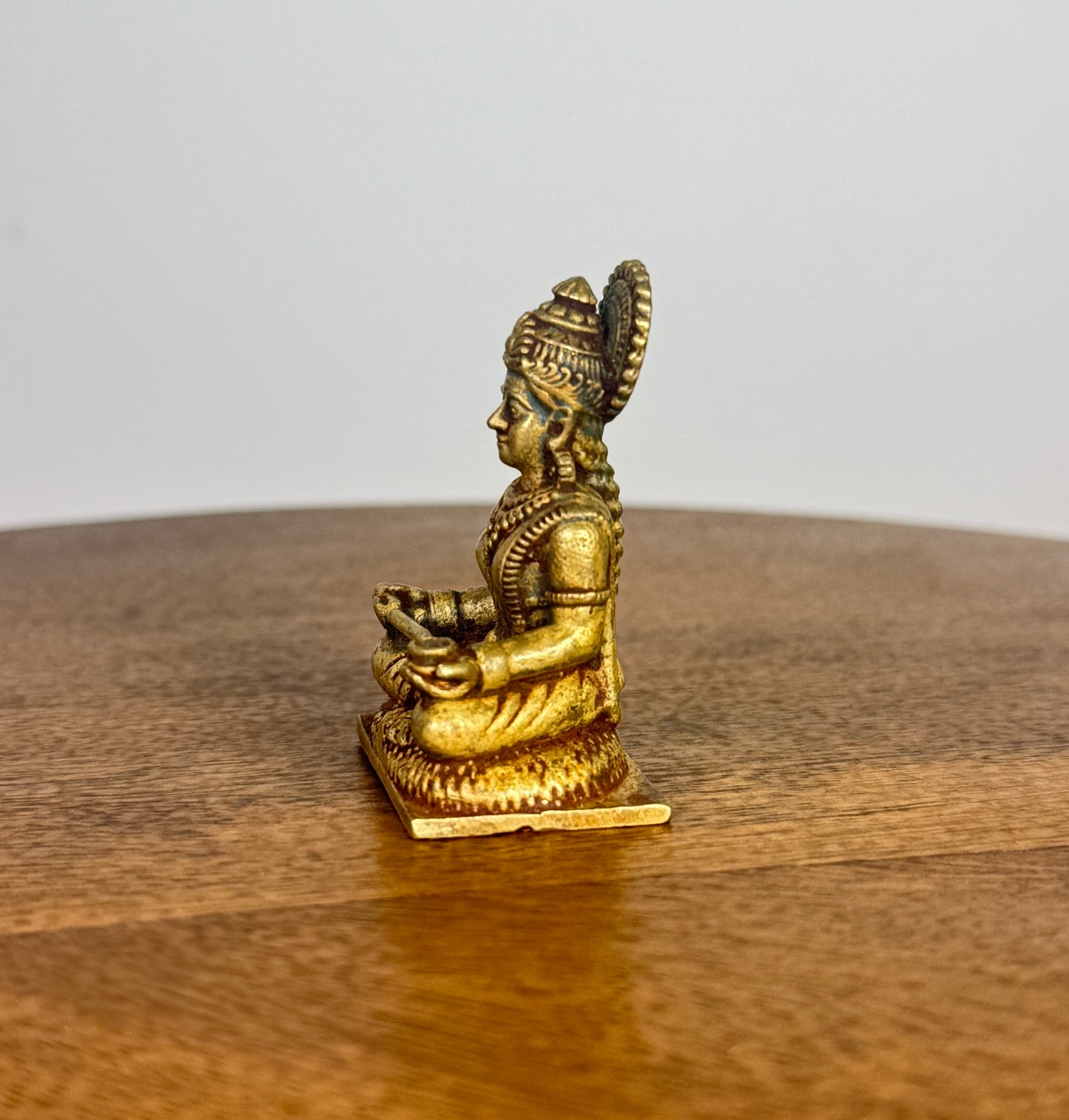 Annapoorna/ Annapoorneshwari idol - Museum replicated Panchaloha idol