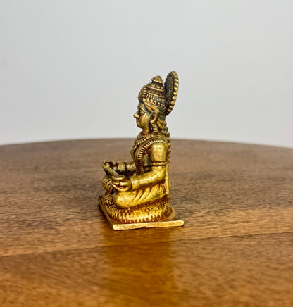 Annapoorna/ Annapoorneshwari idol - Museum replicated Panchaloha idol