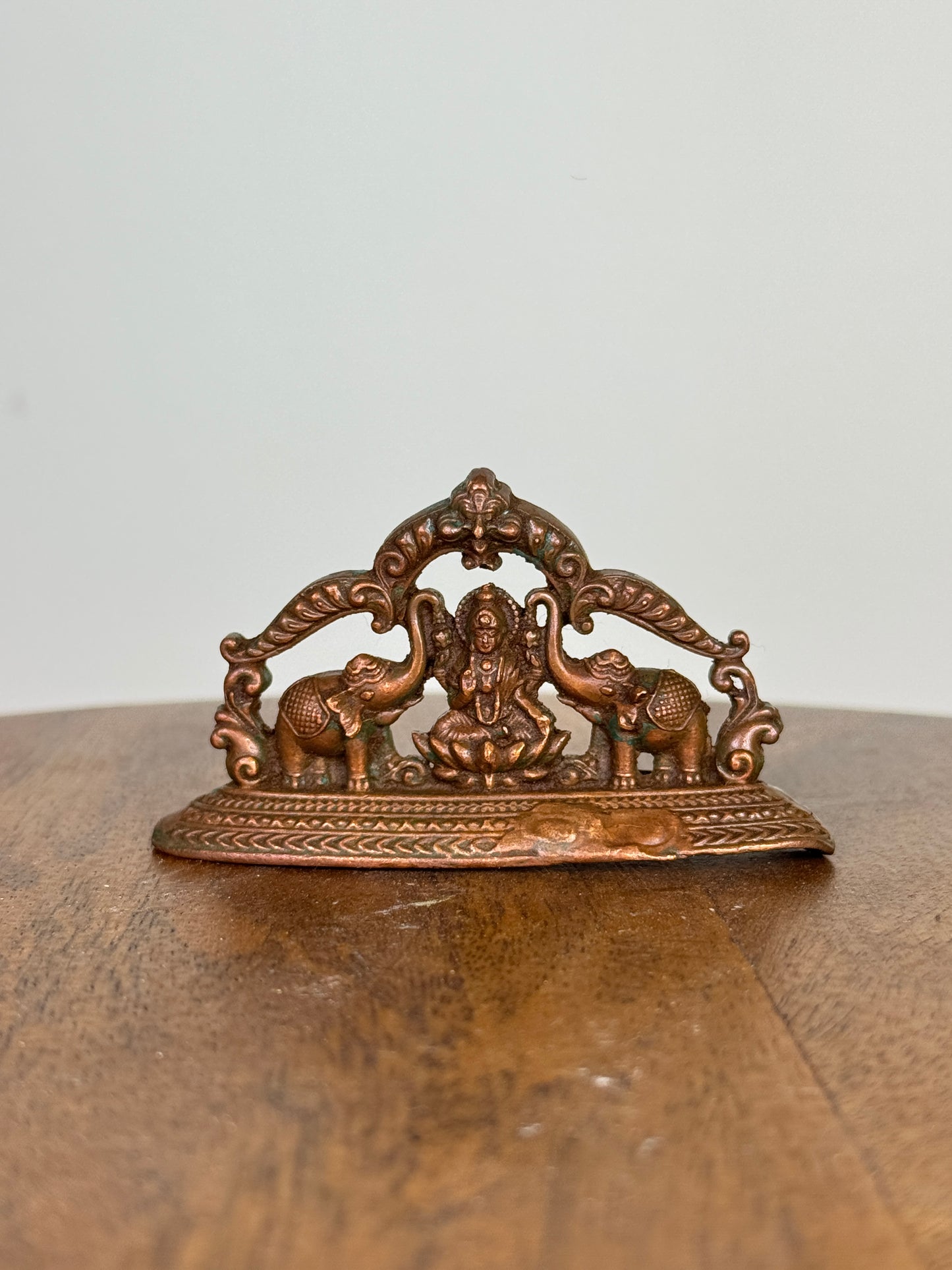 2D Cad model Gajalakshmi devi - museum Replicated copper idol