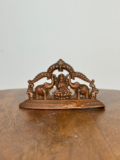 2D Cad model Gajalakshmi devi - museum Replicated copper idol