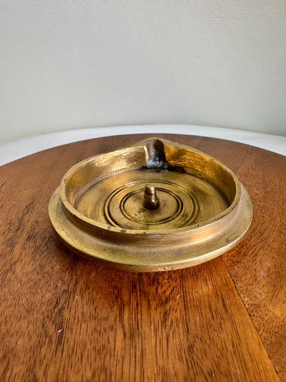 Tatte / Battalu Deepa/Deepam/Lamp - Prasiddh Idols Presents Panchaloha handcrafted plate lamp