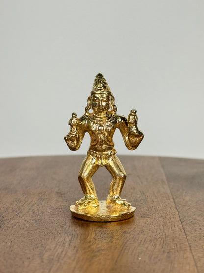 miniature skanda idol/subramanya swamy - panchaloha idol
