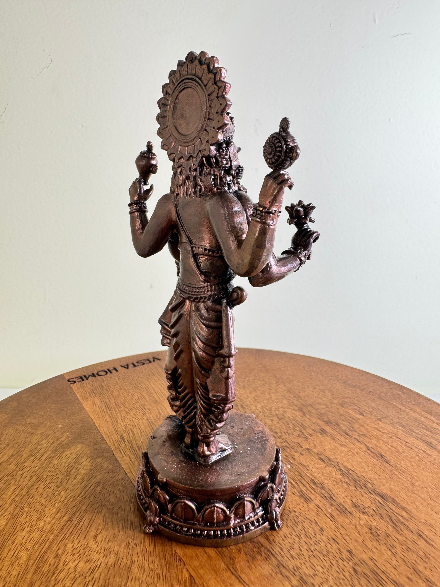 Standing Narasimha Swamy - Prasiddh idols presents Copper Made Polished idol