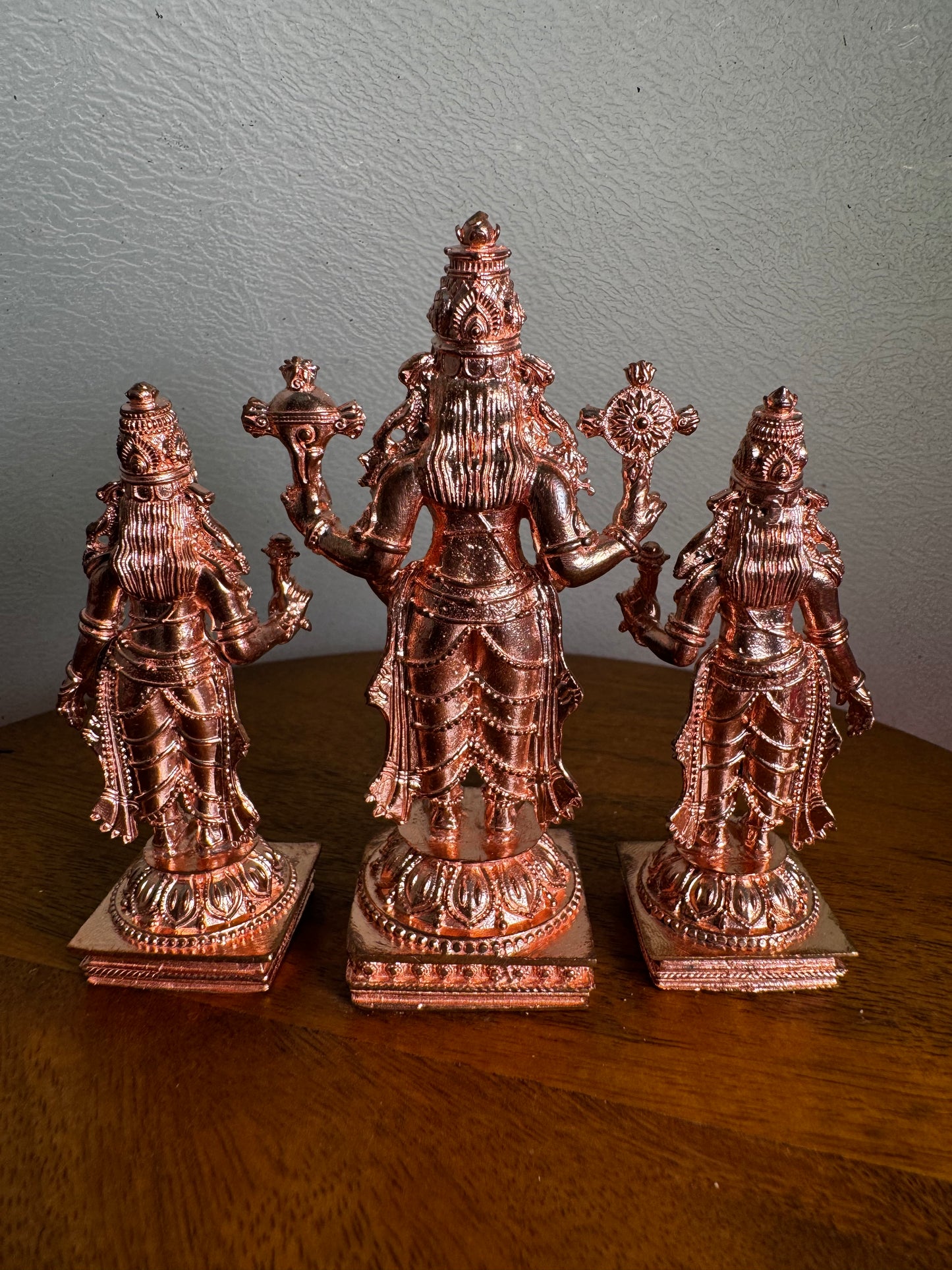 Srinivasa Parivar- Prasiddh idols present copper idol