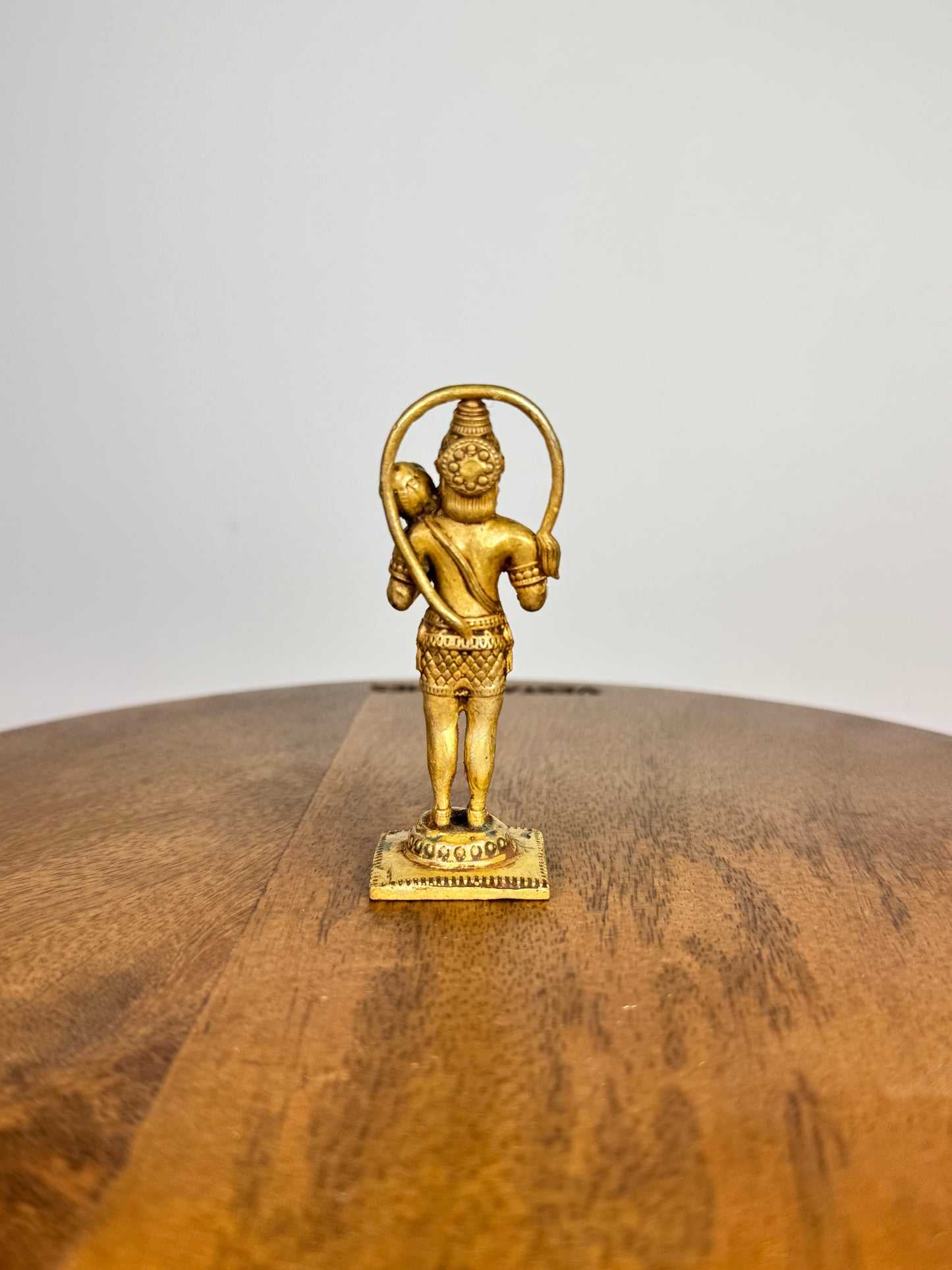 Standing Garuda Hanuman idols - Museum replicated panchaloha idols