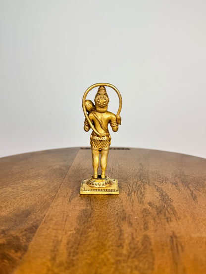 Standing Garuda Hanuman idols - Museum replicated panchaloha idols