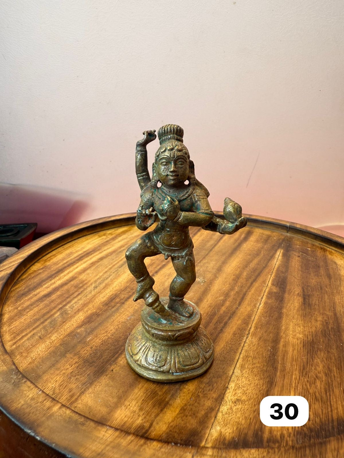 Govardhana Giri krishna - museum replicated Panchaloha idol