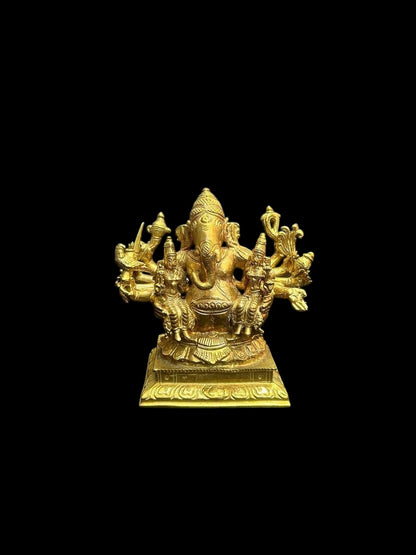 Lakshmi Ganapathi - Prasiddh Idols Presents Panchaloha Idol (Custom Made)