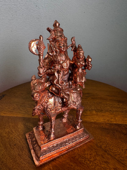 Uma Maheshwar With Vrushabha Vahana - Prasiddh idols presents copper idol