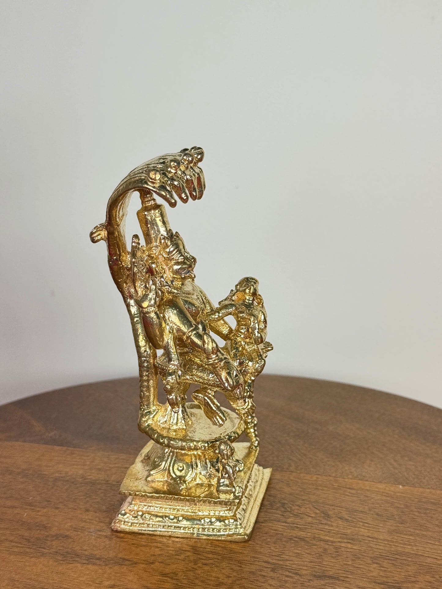 Yoga Lakshmi Narasimha Swamy idol made of panchaloha