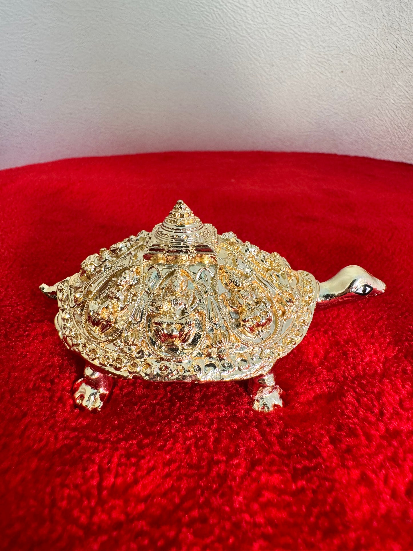 Astalakshmi Meru SriYantra - Prasiddh idols presents resin made gold polished idol