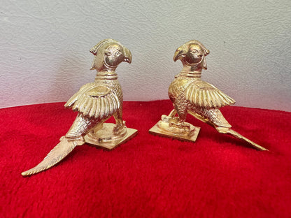 Parrots/Shuka Birds - Prasiddh idols presents copper idol