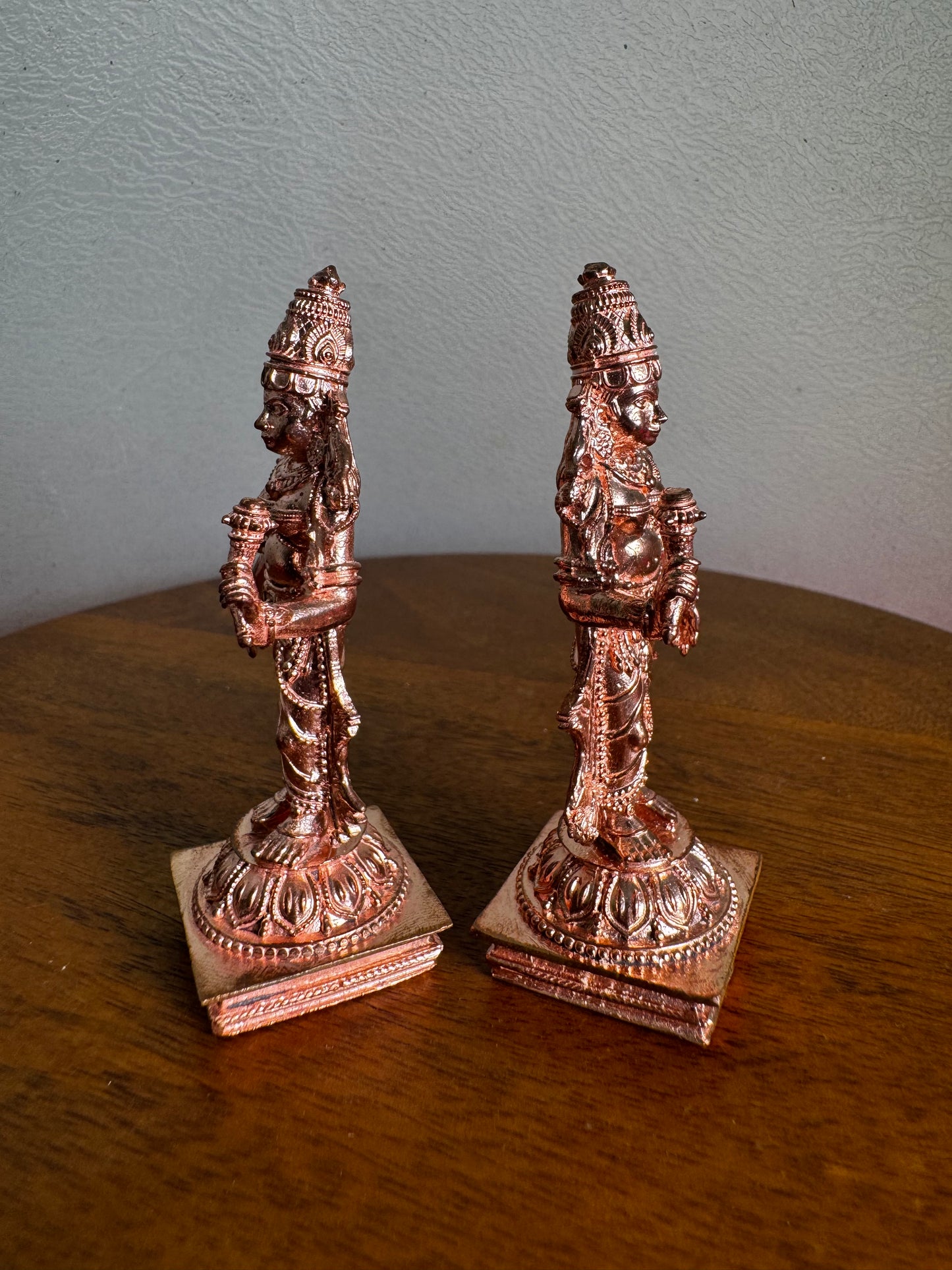 Srinivasa Parivar- Prasiddh idols present copper idol