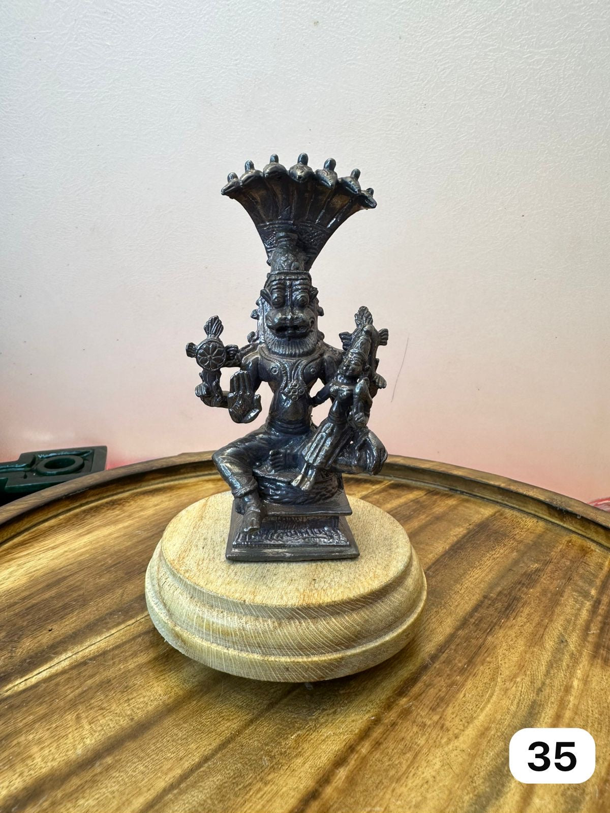 Lakshminarasimha swamy - museum replicated copper idol