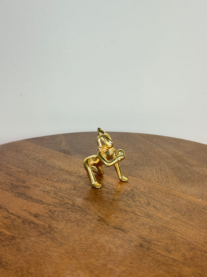 Crawling butter ball Krishna idol made of panchaloha