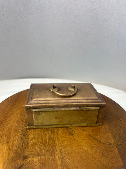 Vintage brass made paan box