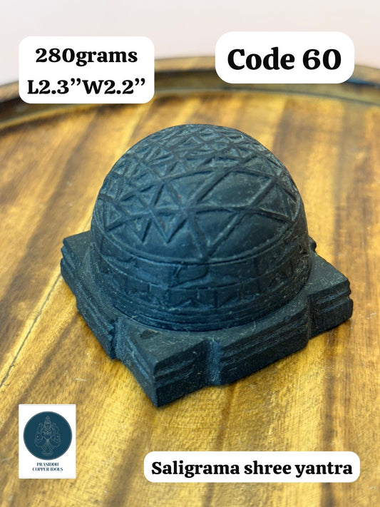Saligrama Shree Yantra Meru - Prasiddh Idols Presents SriYantra