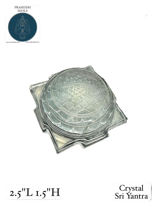 Crystal Sriyantra / spatika sriyantra