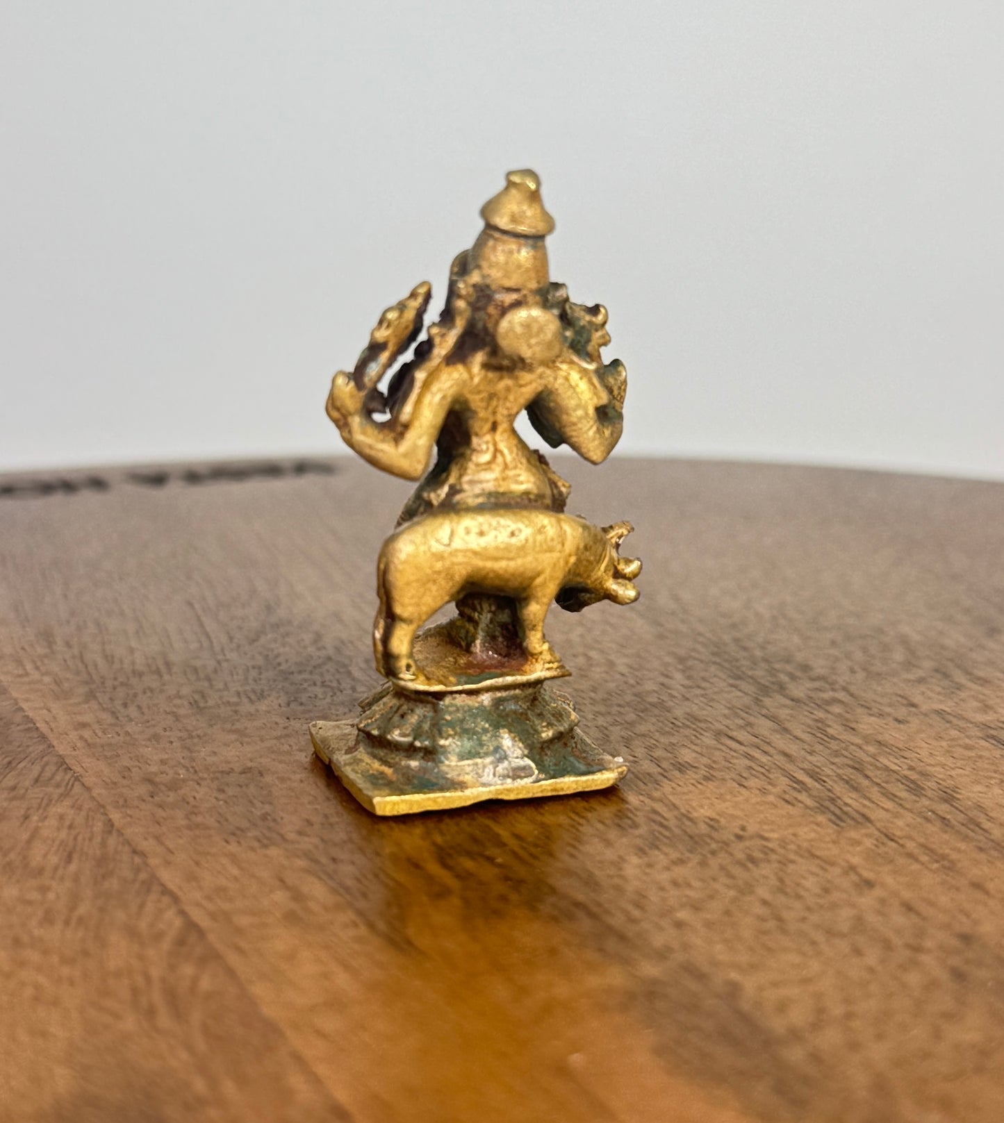 Miniature venugopala krishna - museum replicated panchaloha idol