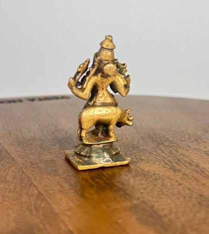 Miniature venugopala krishna - museum replicated panchaloha idol