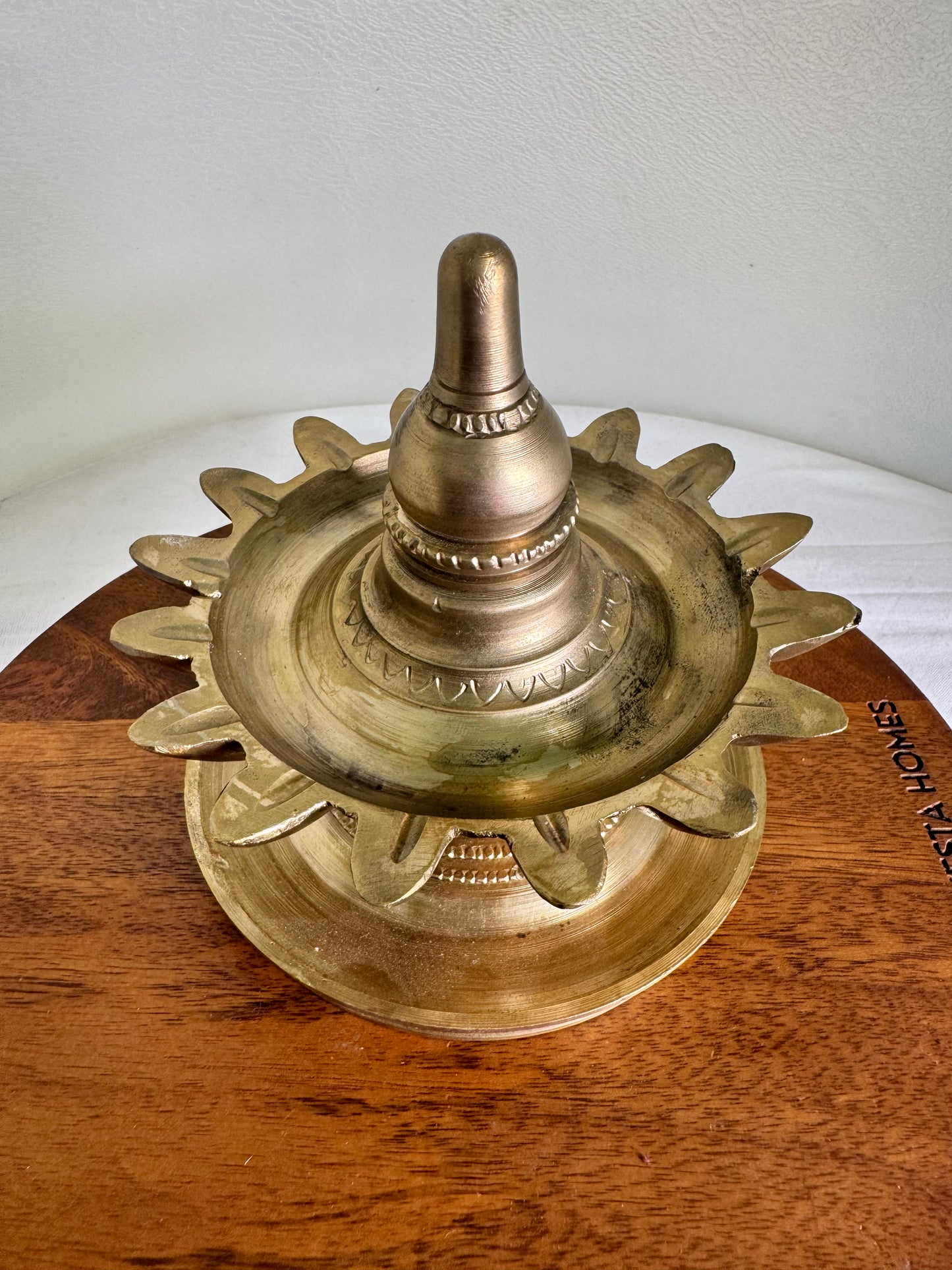 Shodasha Lamp -Prasiddh idols presents panchaloha handcrafted deepa ( 1 piecs )