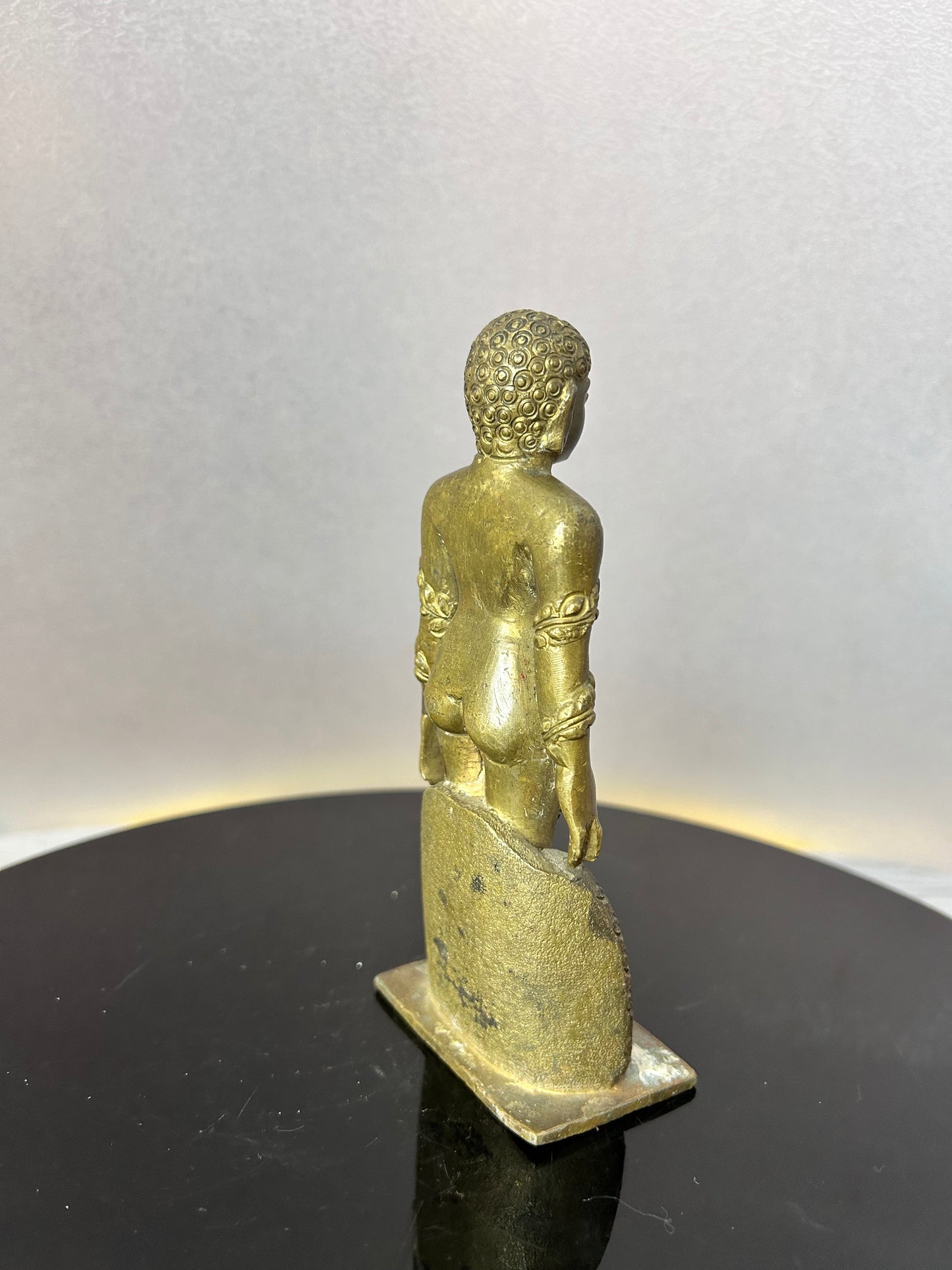Vintage bronze made mahaveera idol