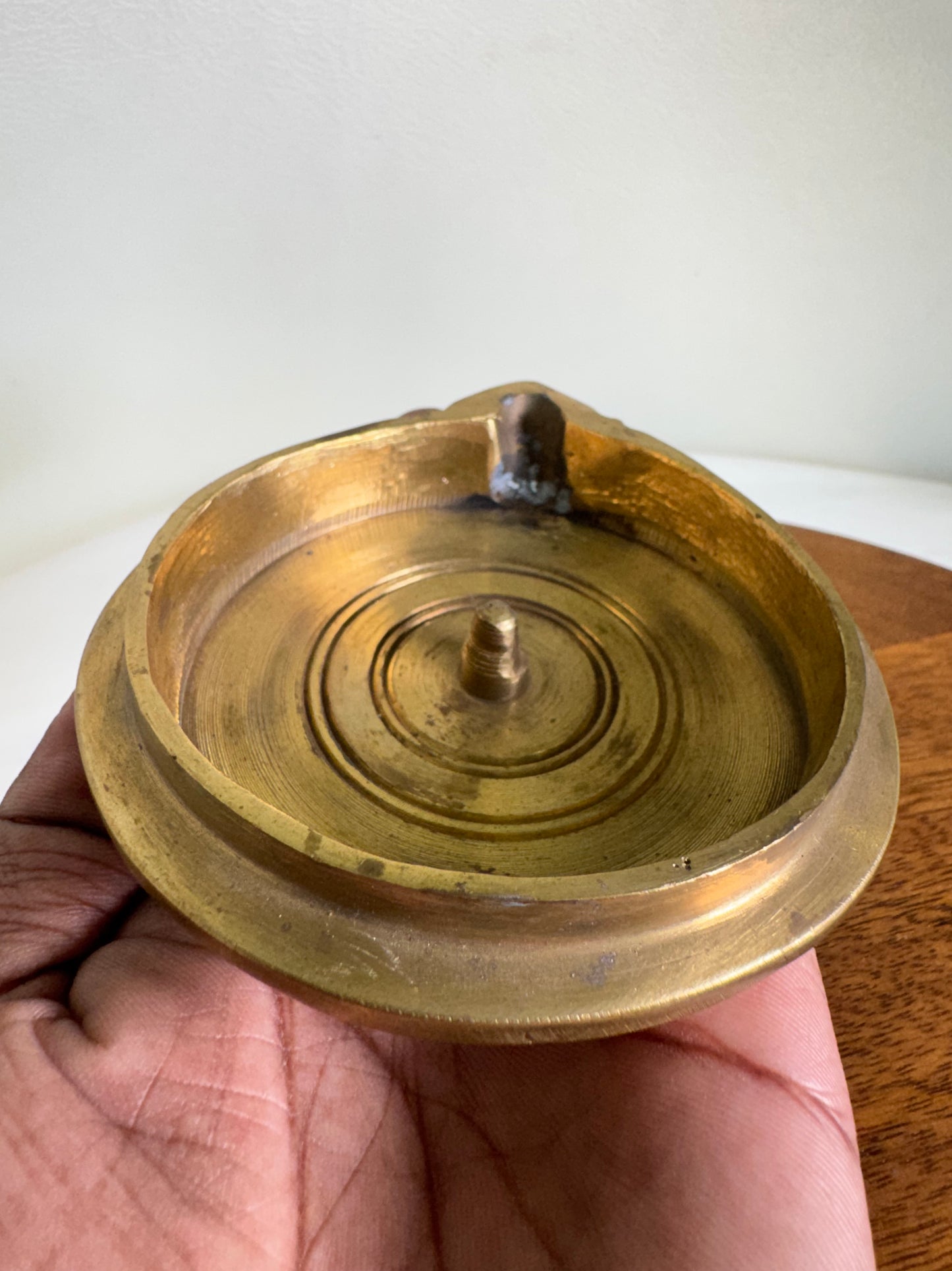 Tatte / Battalu Deepa/Deepam/Lamp - Prasiddh Idols Presents Panchaloha handcrafted plate lamp