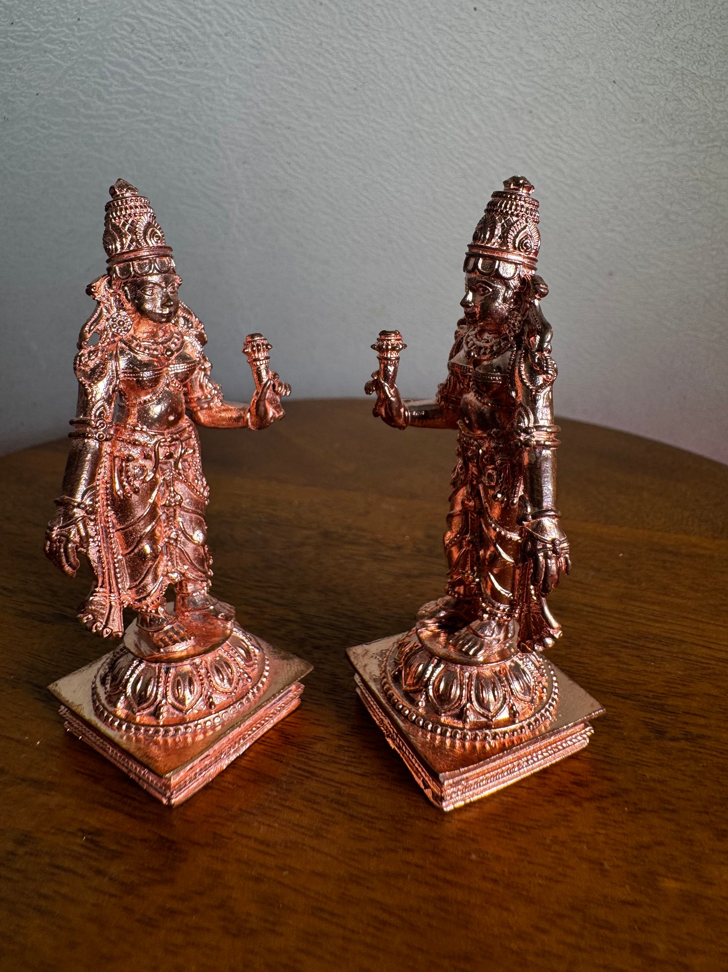 Srinivasa Parivar- Prasiddh idols present copper idol