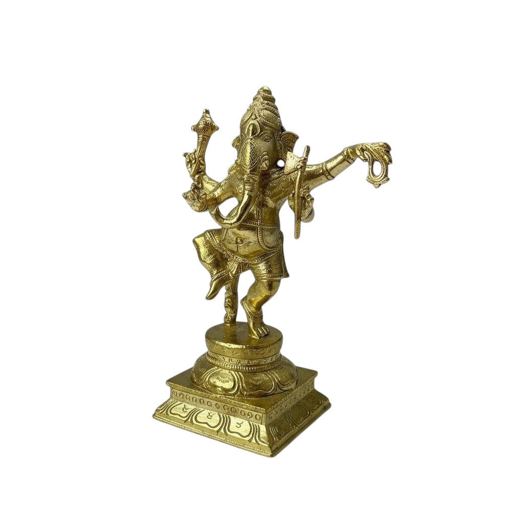 Narthana Ganesha - Prasiddh Idols Presents Panchaloha Idol (Custom Made)