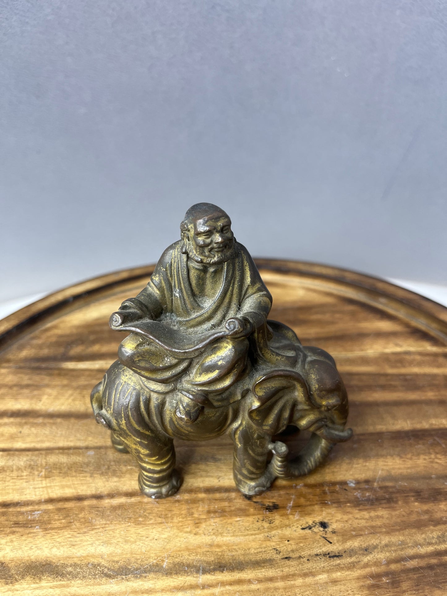 Vintage bronze cast Tibetan figurine