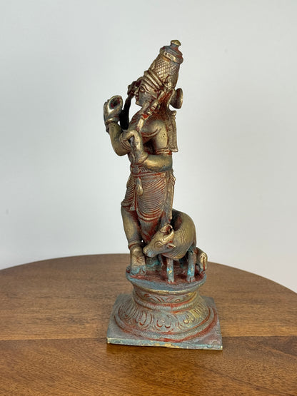Chaturbuja venugopala Krishna - museum replicated panchaloha idol