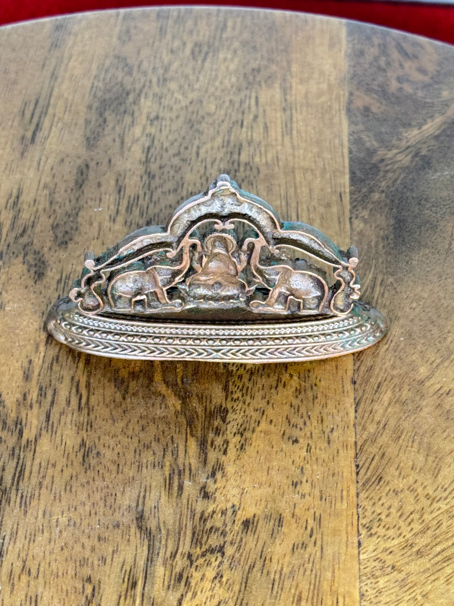 2D Cad model Gajalakshmi devi - museum Replicated copper idol