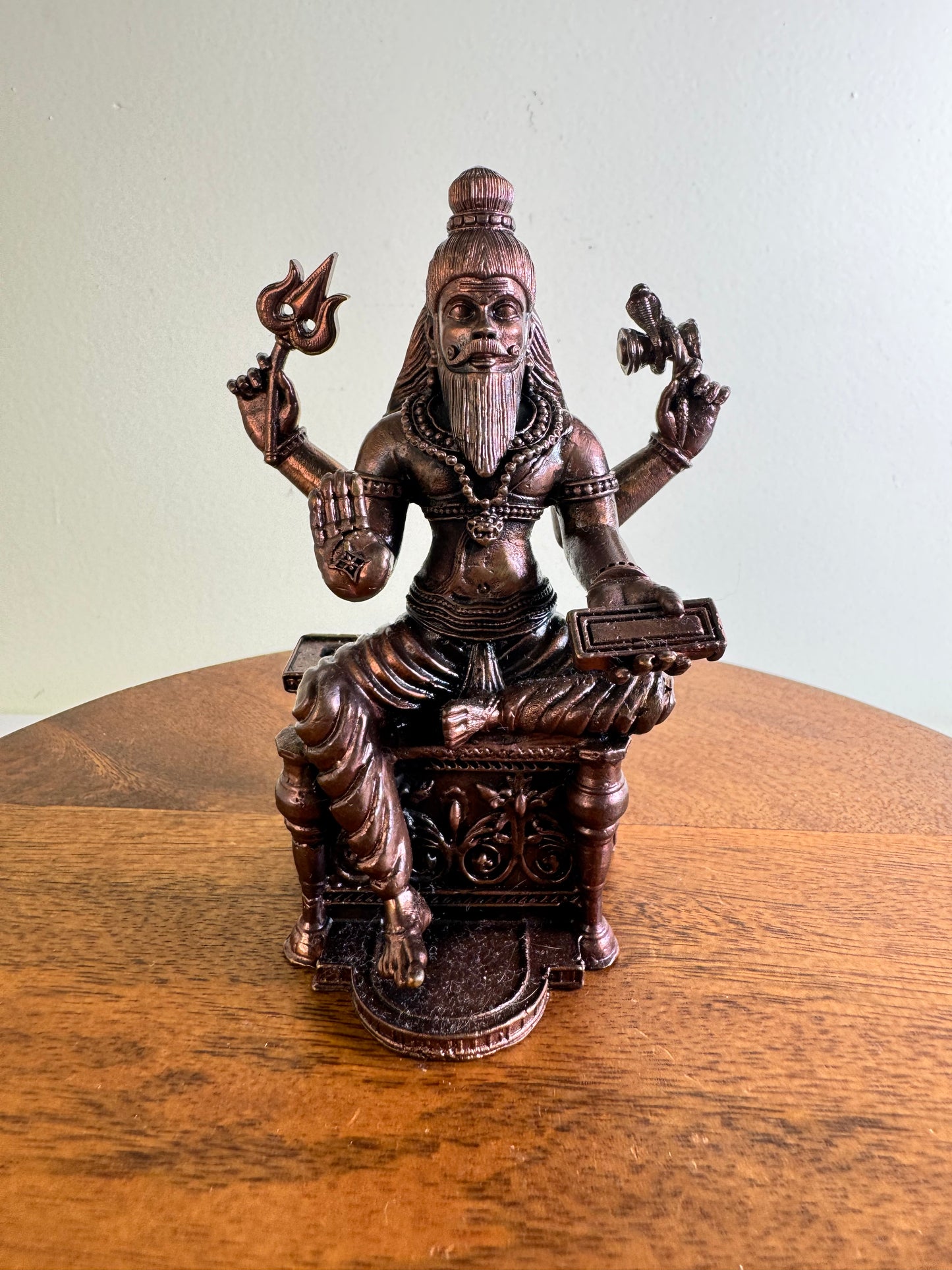 Muneshwara Swamy - Prasiddh idols presents copper made Black polished idol