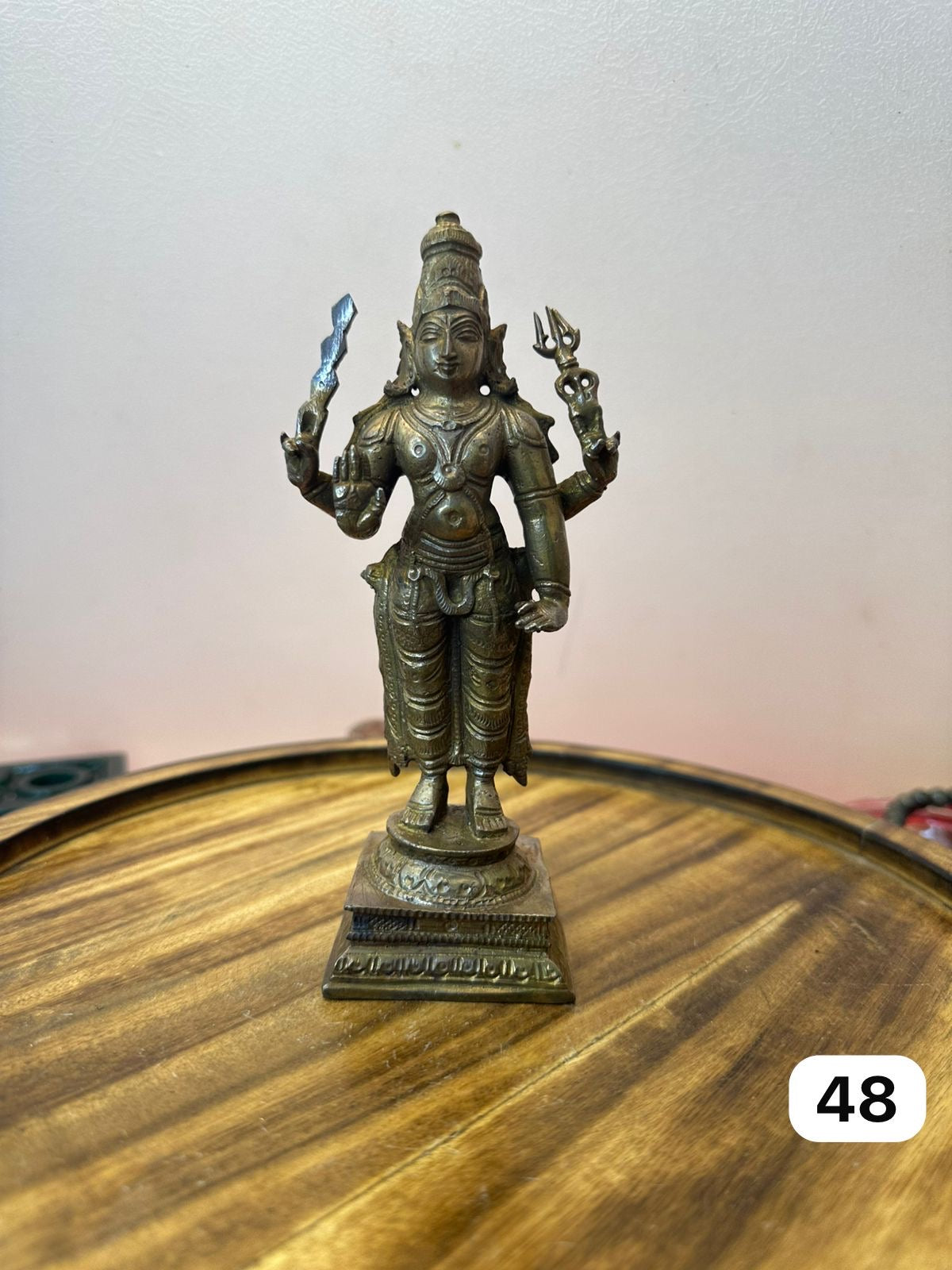 Subramanya Swamy - Museum replicated copper idol