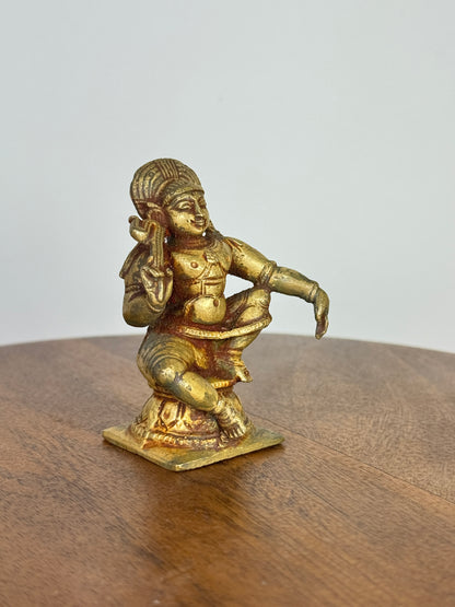 Ayyanar/shasta idol - museum replicated panchaloha idol