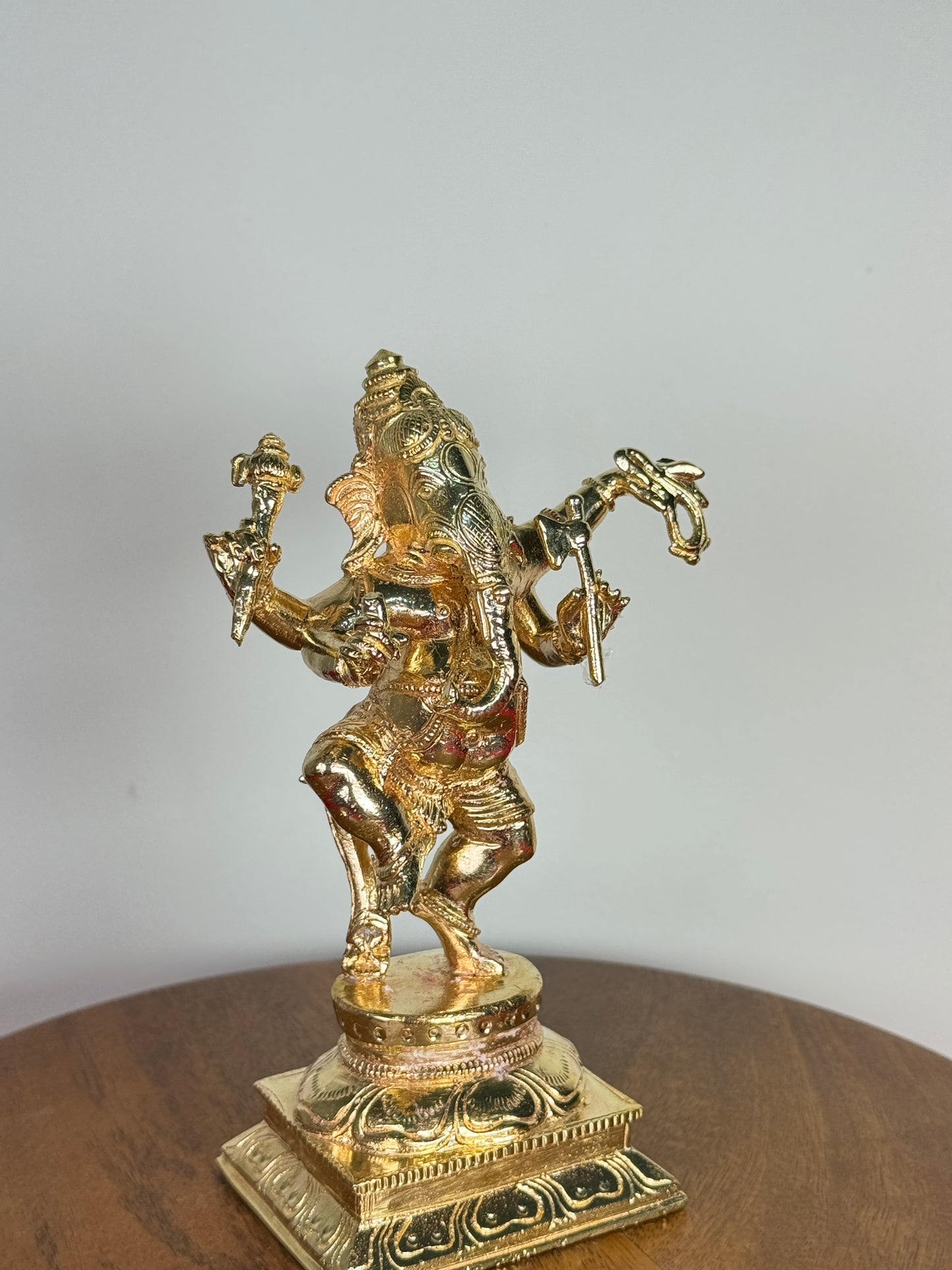 Nartana/ Naatya Ganapati idol made of panchaloha