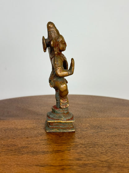 Naratana Krishna - Museum replicated copper idol