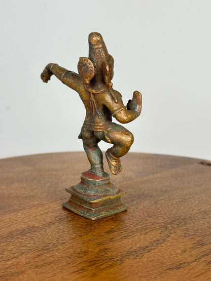Naratana Krishna - Museum replicated copper idol