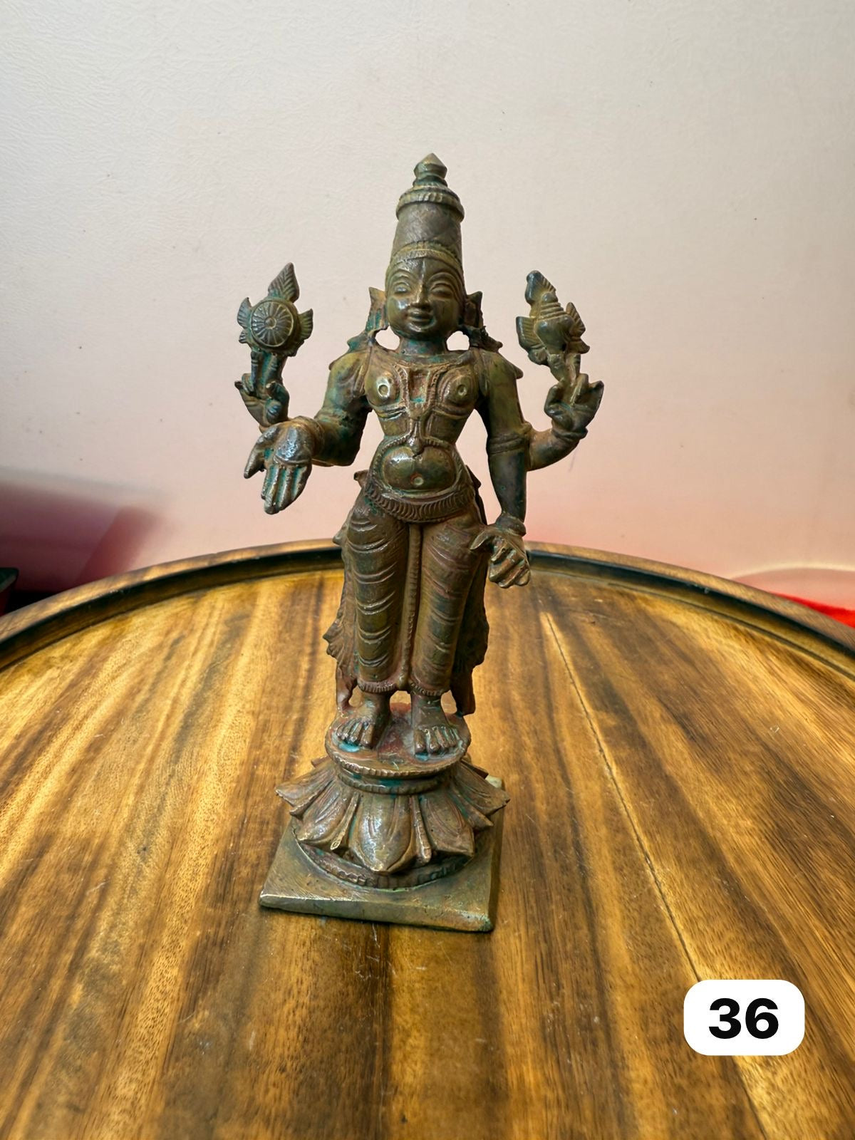 Srinivasa swamy - museum replicated copper idol