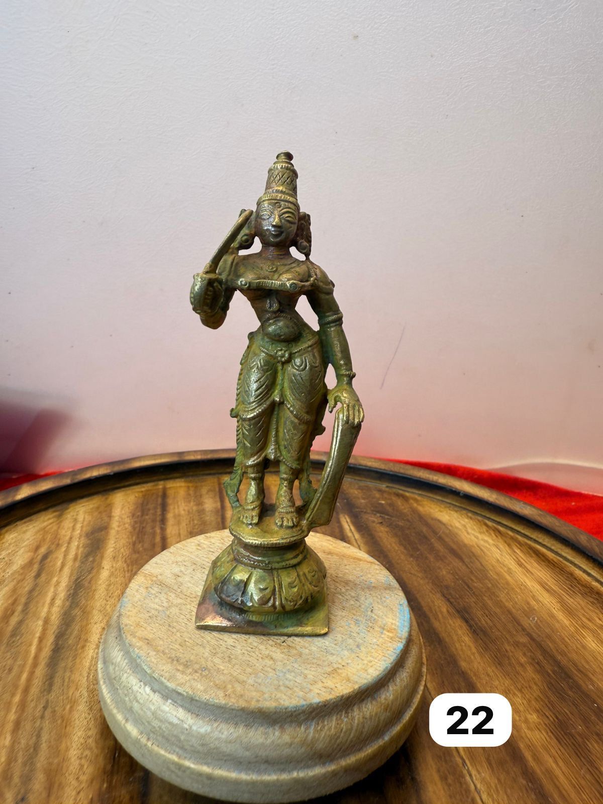 Bhadra Kali Devi - museum replicated panchaloha idol